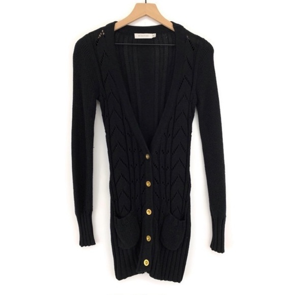 MINKPINK Black Knit Cardigan - Picture 2 of 6